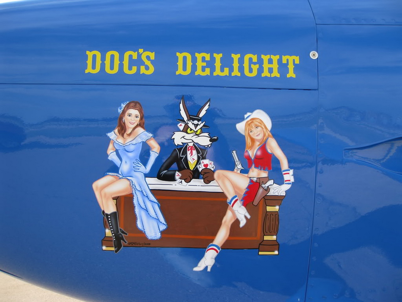docs delight airplane noseart